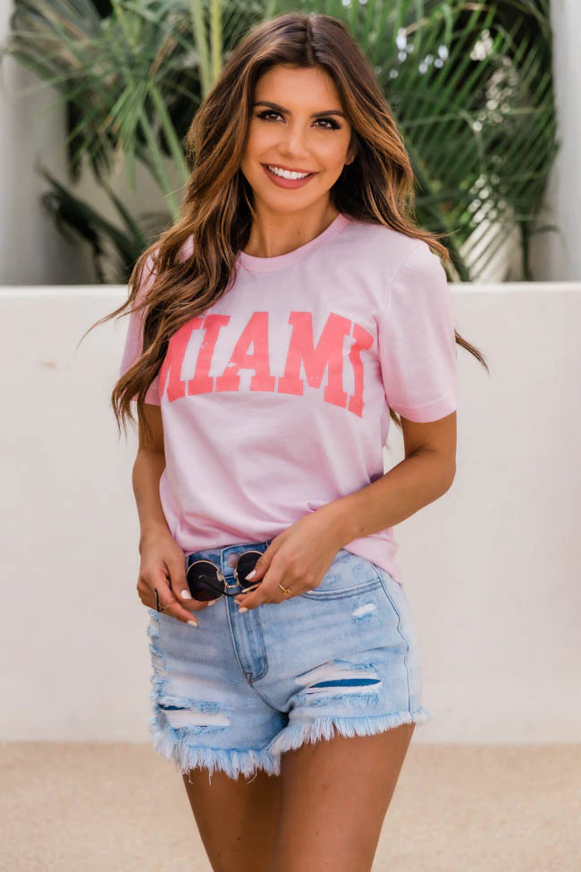 Immunity Photo Tee (Pink）M MSGM - Teen Pink Logo Cropped Top | Childrensalon Outlet